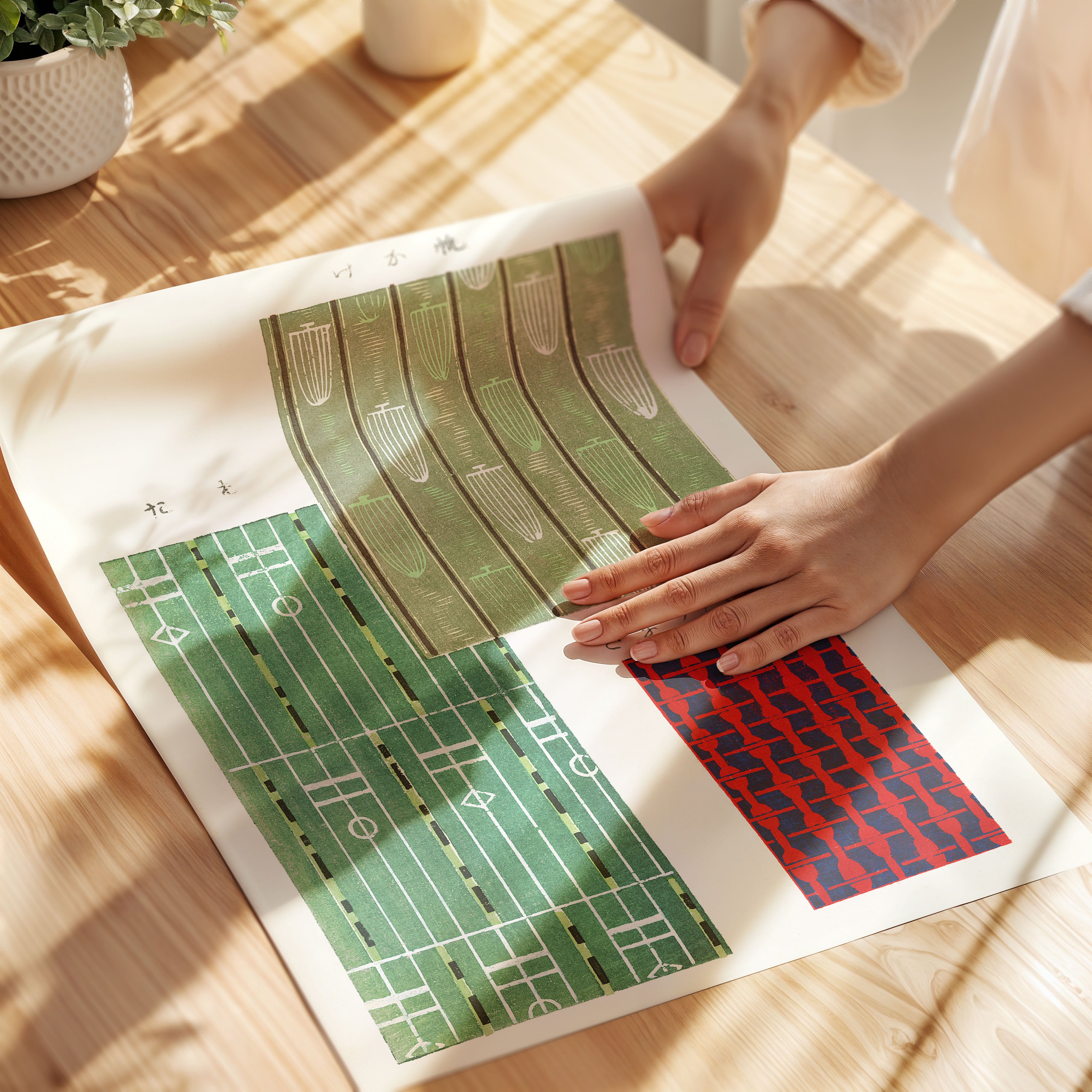 Furuya Kōrin (古谷紅麟) - Shima-Shima - Field Poster - Paper