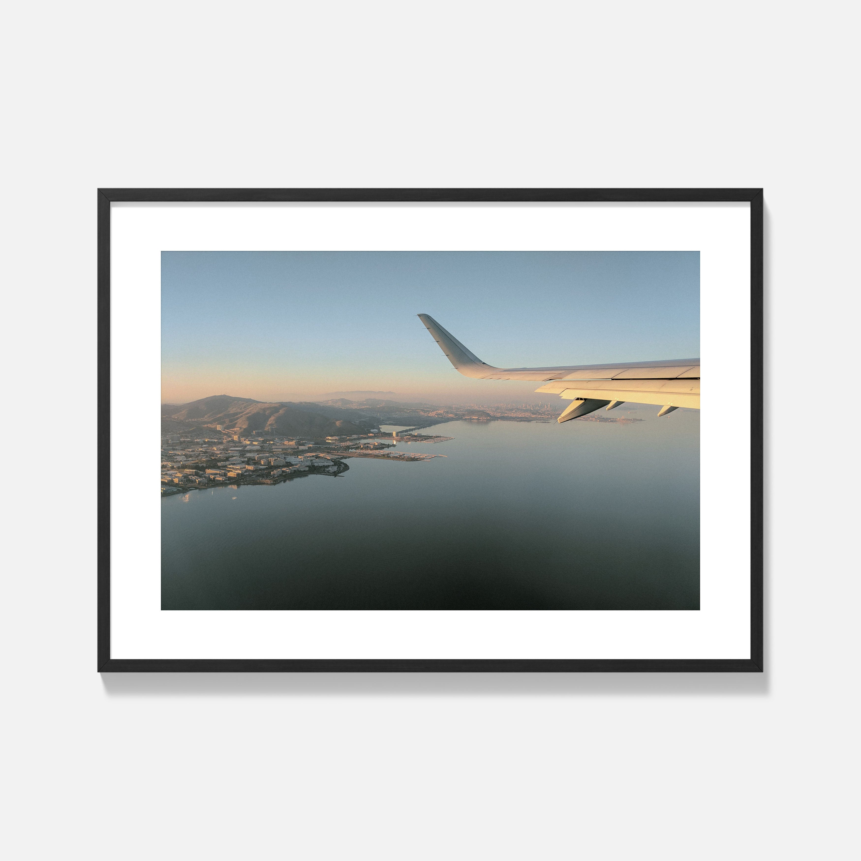 Bay Area by Plane - Photography Print - San Francisco - California