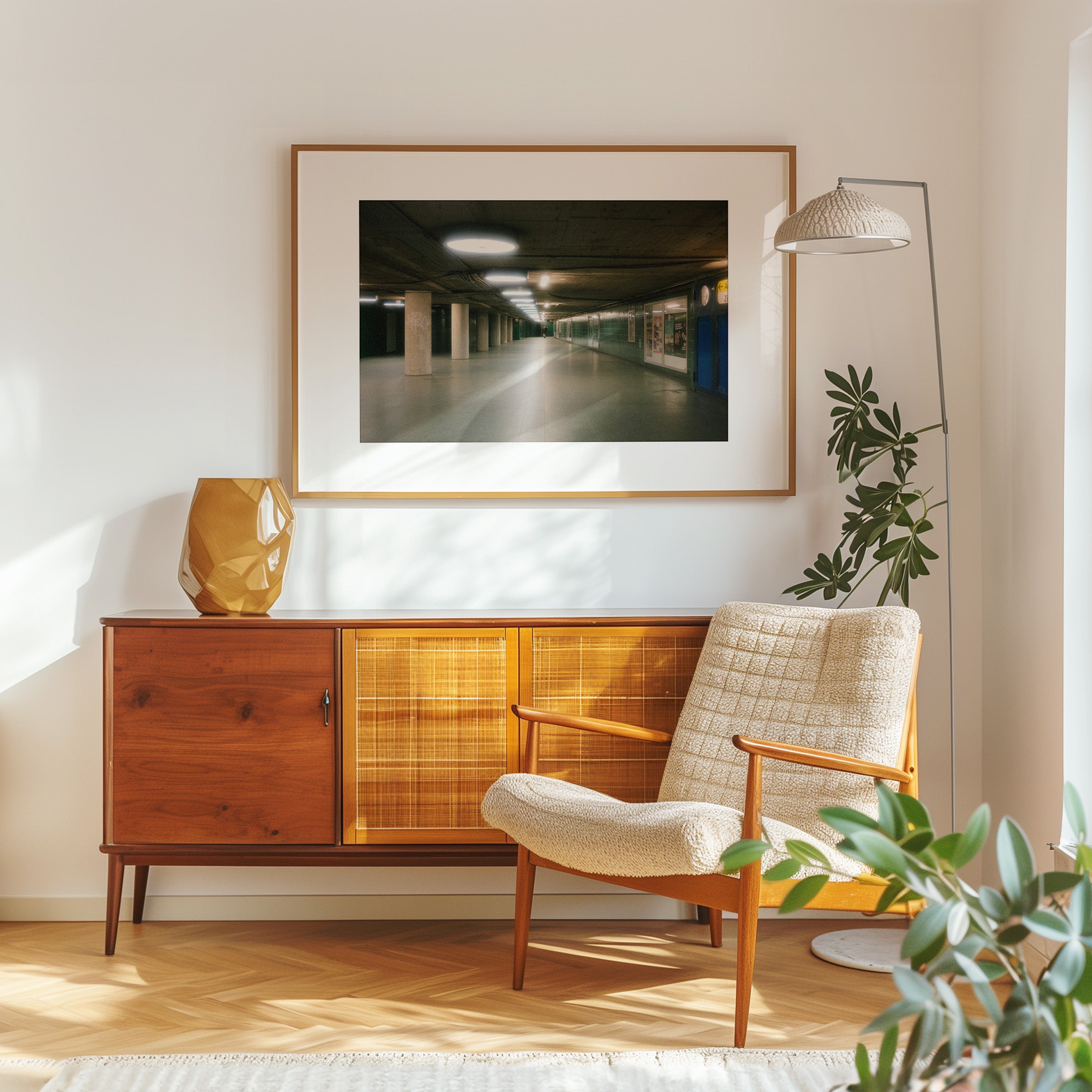 jo - @dmjoao - U-Bahn - Photography Print - Framed Living Room