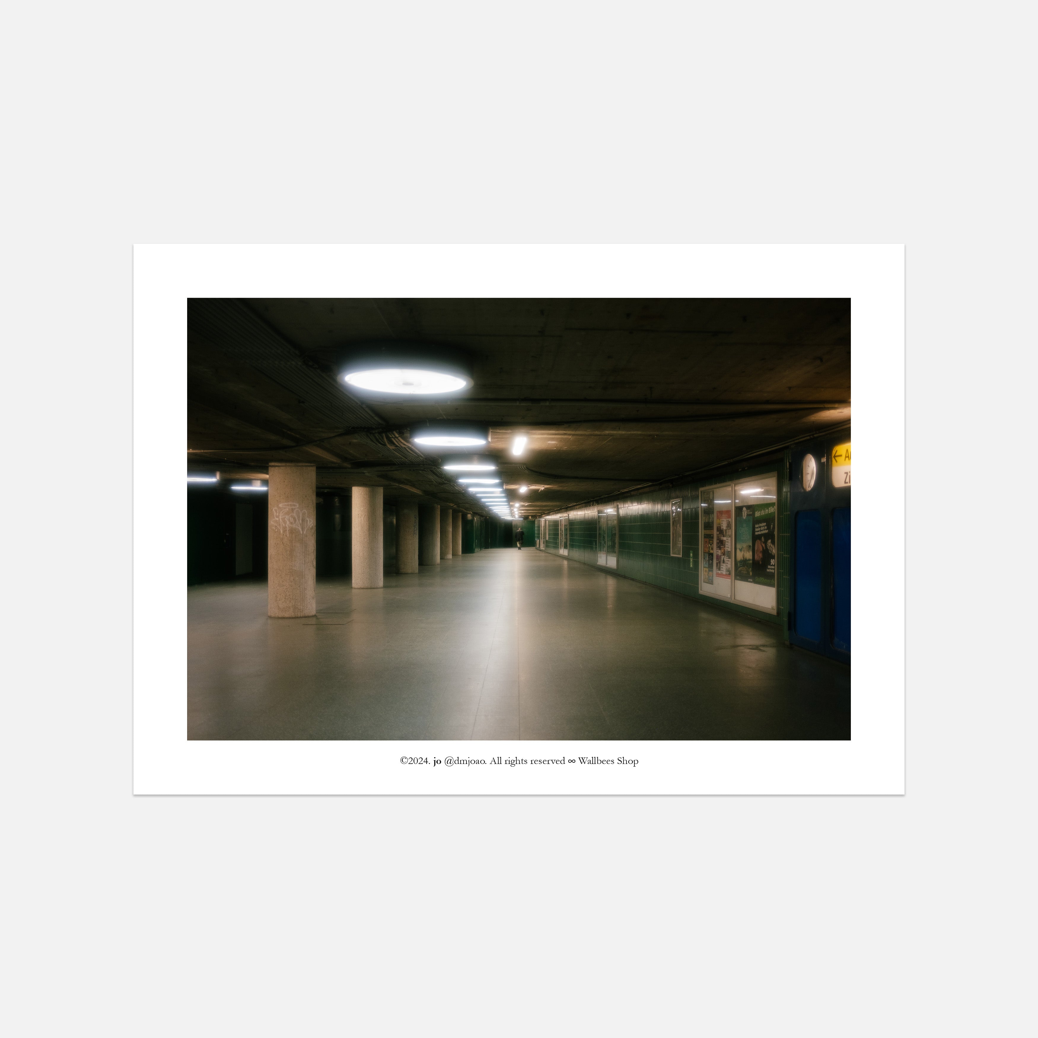 jo - @dmjoao - U-Bahn - Photography Print - Unframed