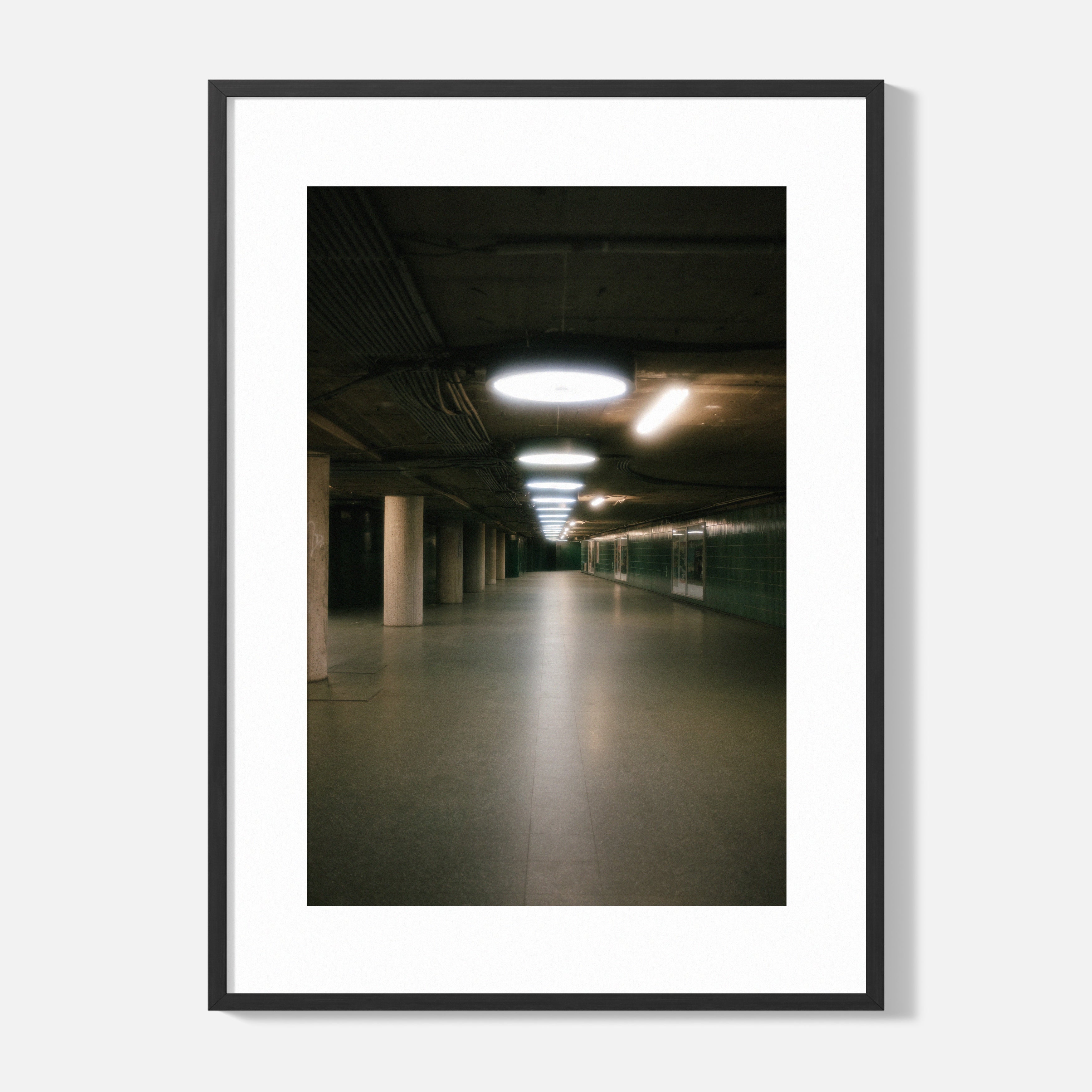 jo - @dmjoao - U-Bahn Portrait - Photography Print - Framed