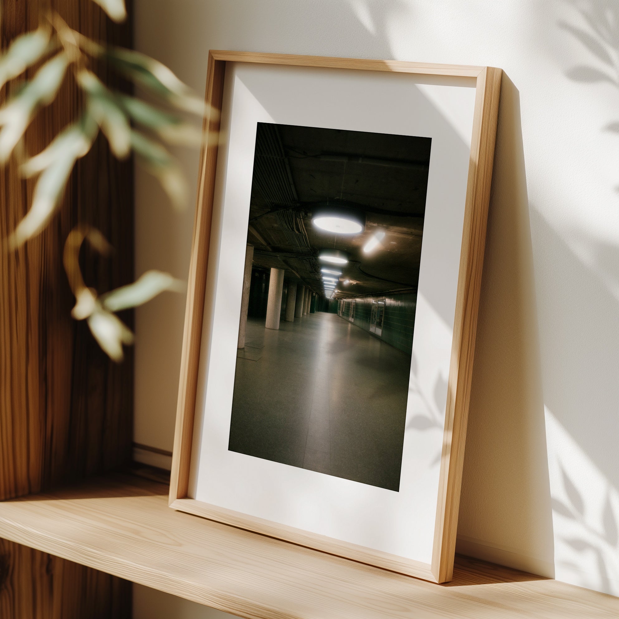 jo - @dmjoao - U-Bahn Portrait - Photography Print - Framed Room