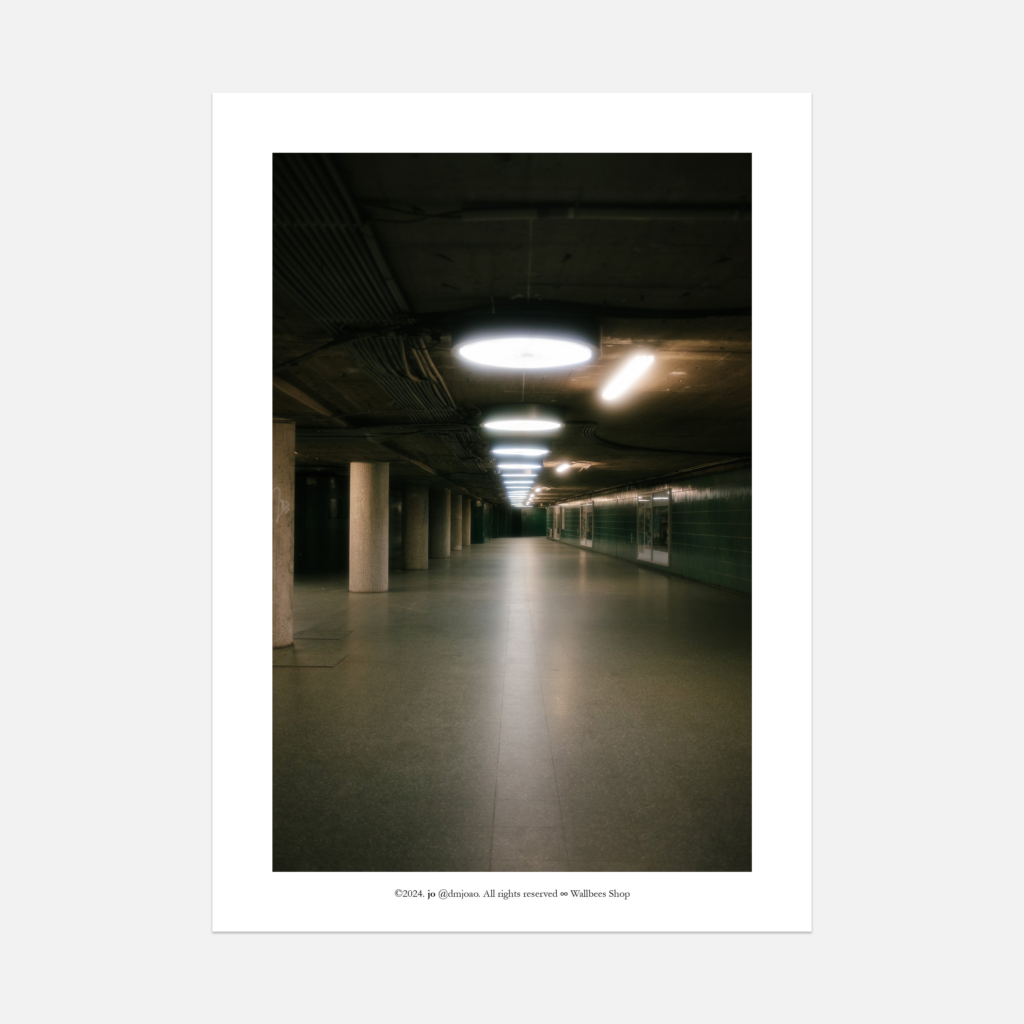jo - @dmjoao - U-Bahn Portrait - Photography Print - Unframed