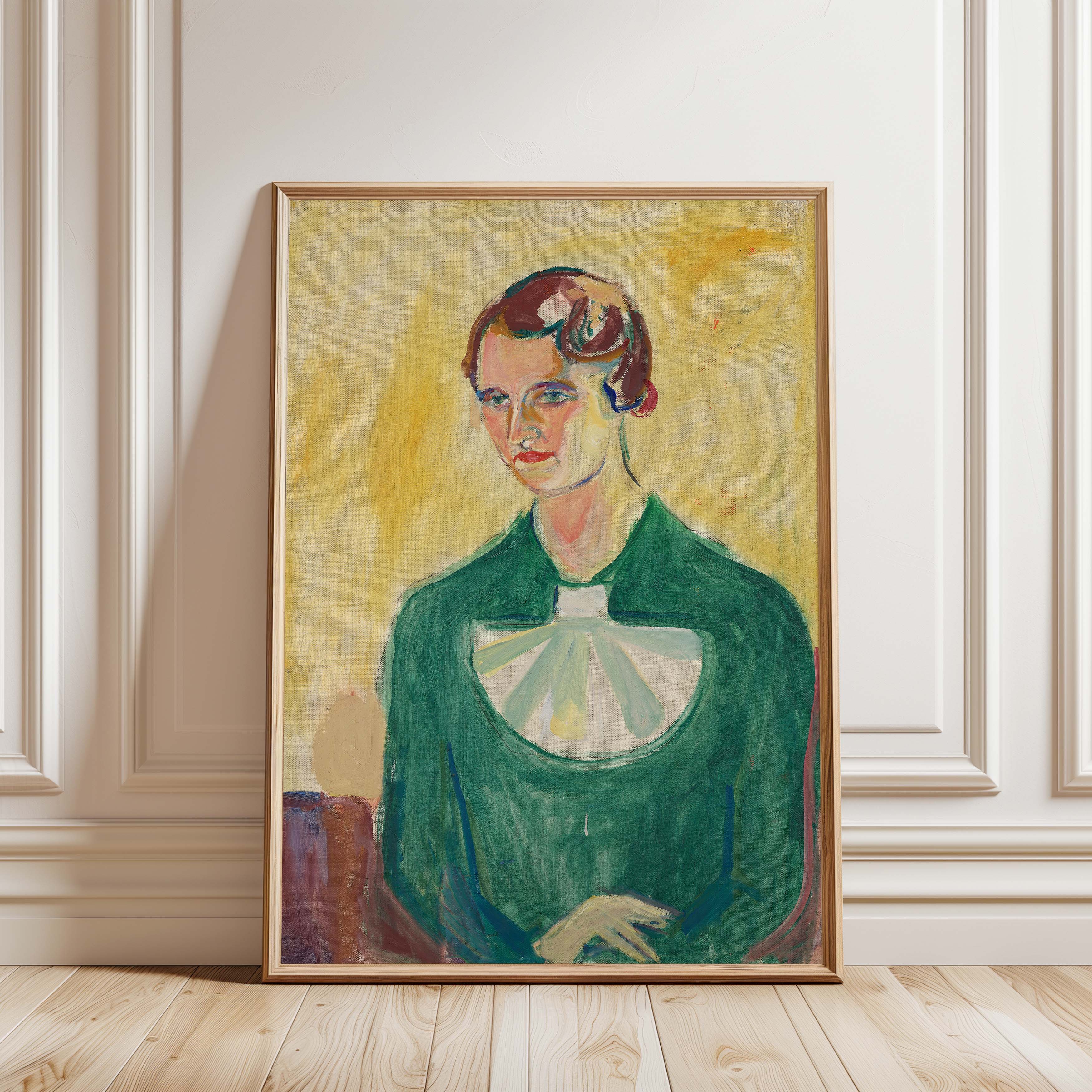 Edvard Munch - Annie Stenersen Framed Print - Front - Wallbees Shop