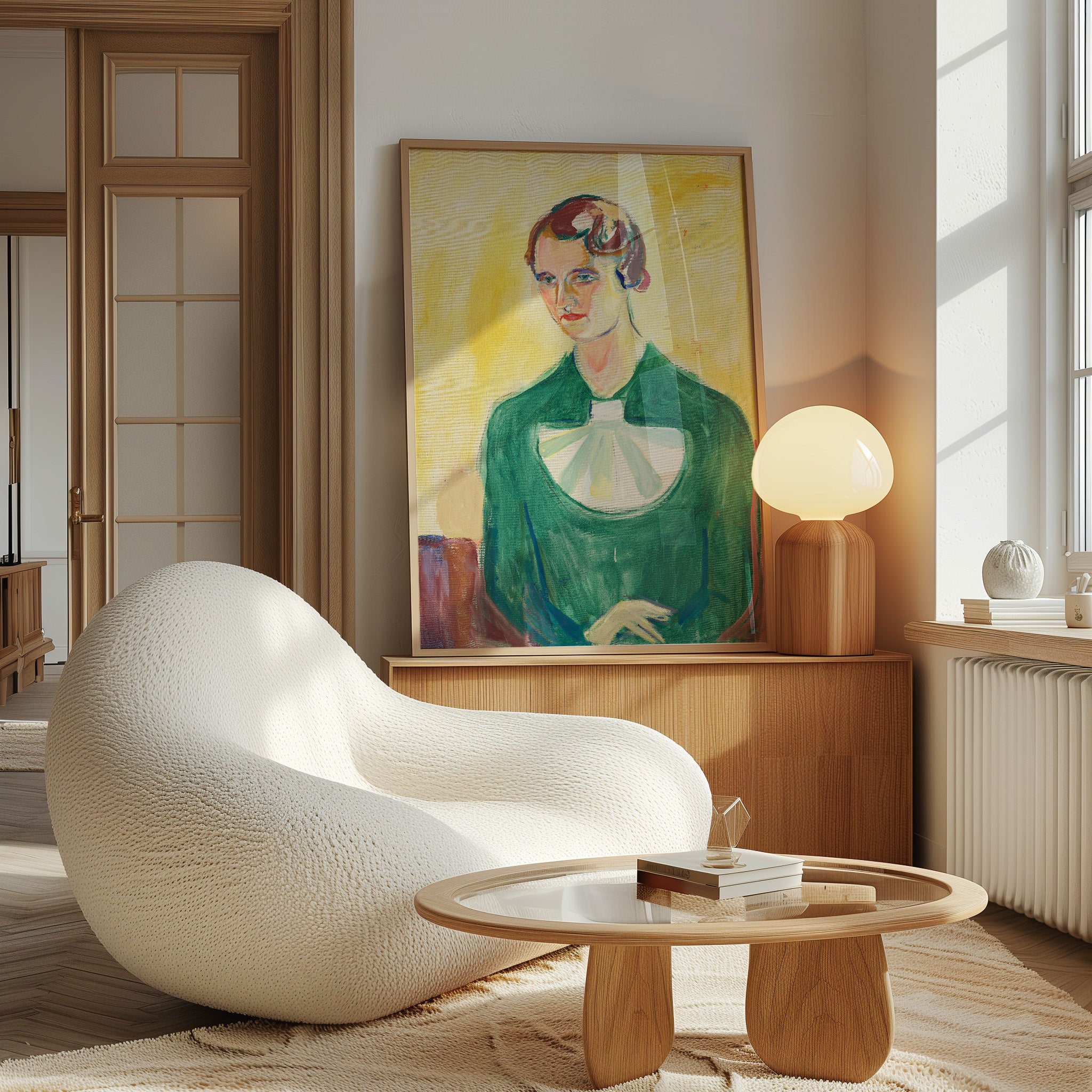 Edvard Munch - Annie Stenersen Framed Print - Living Room - Wallbees Shop