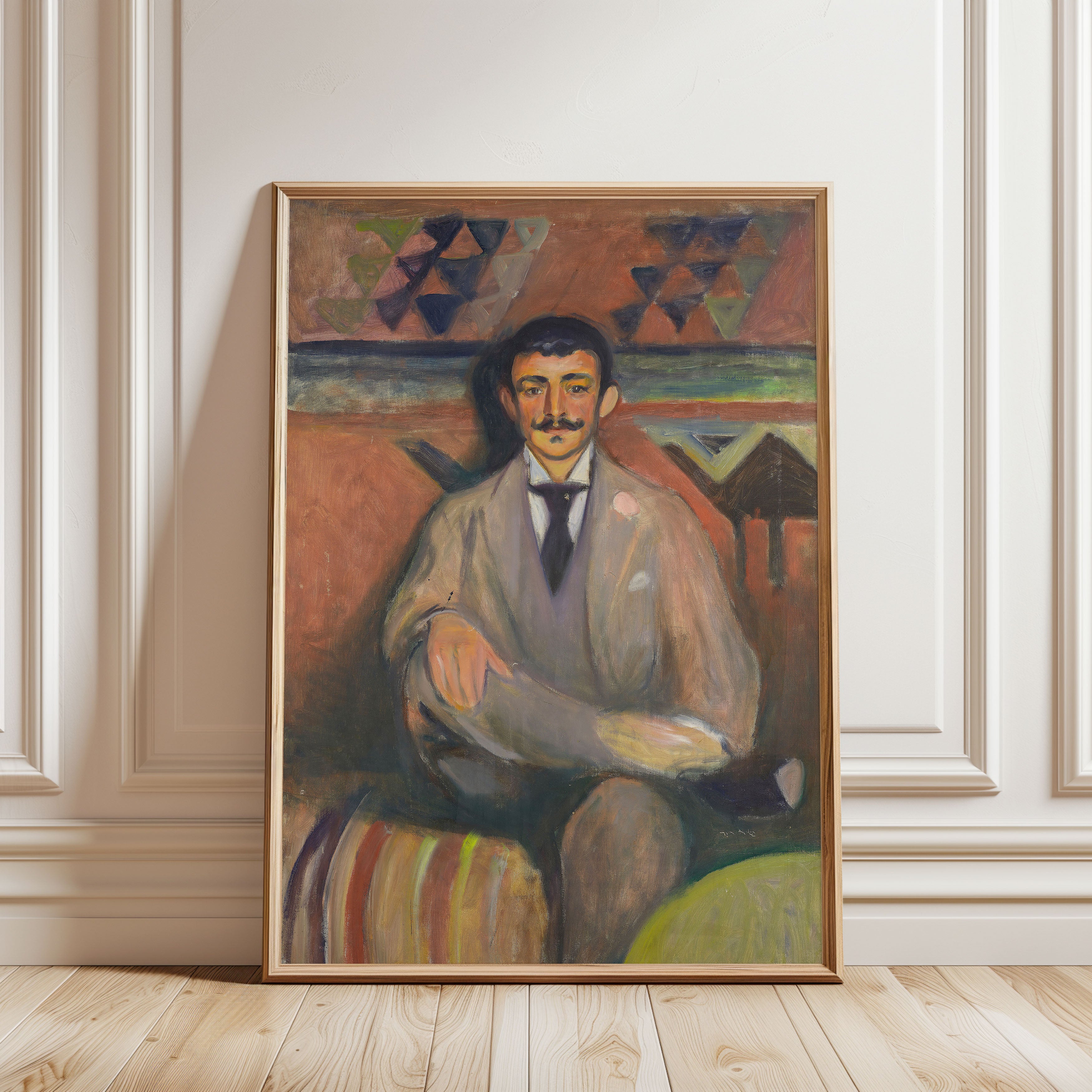 Edvard Munch - Jacob Bratland Framed Print - Front - Wallbees Shop