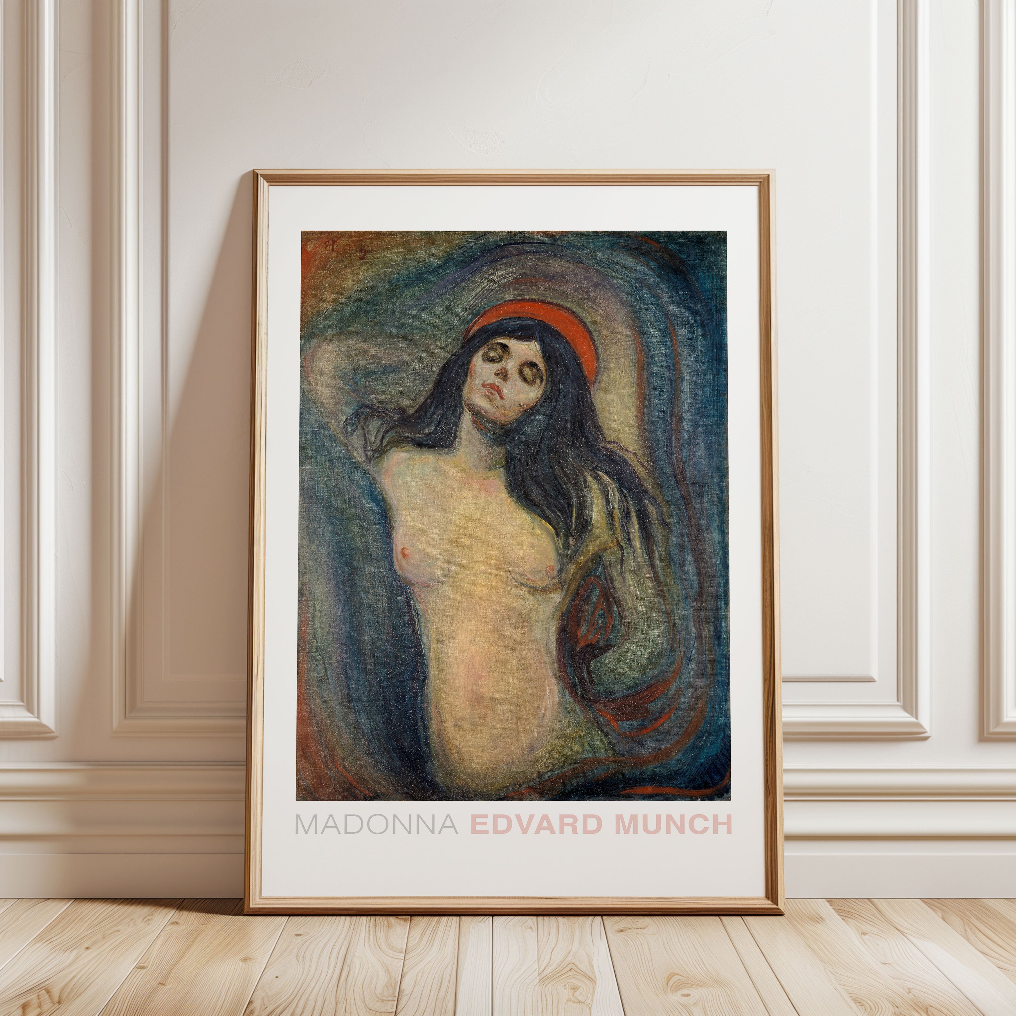Edvard Munch - Madonna Framed Poster - Front - Wallbees Shop
