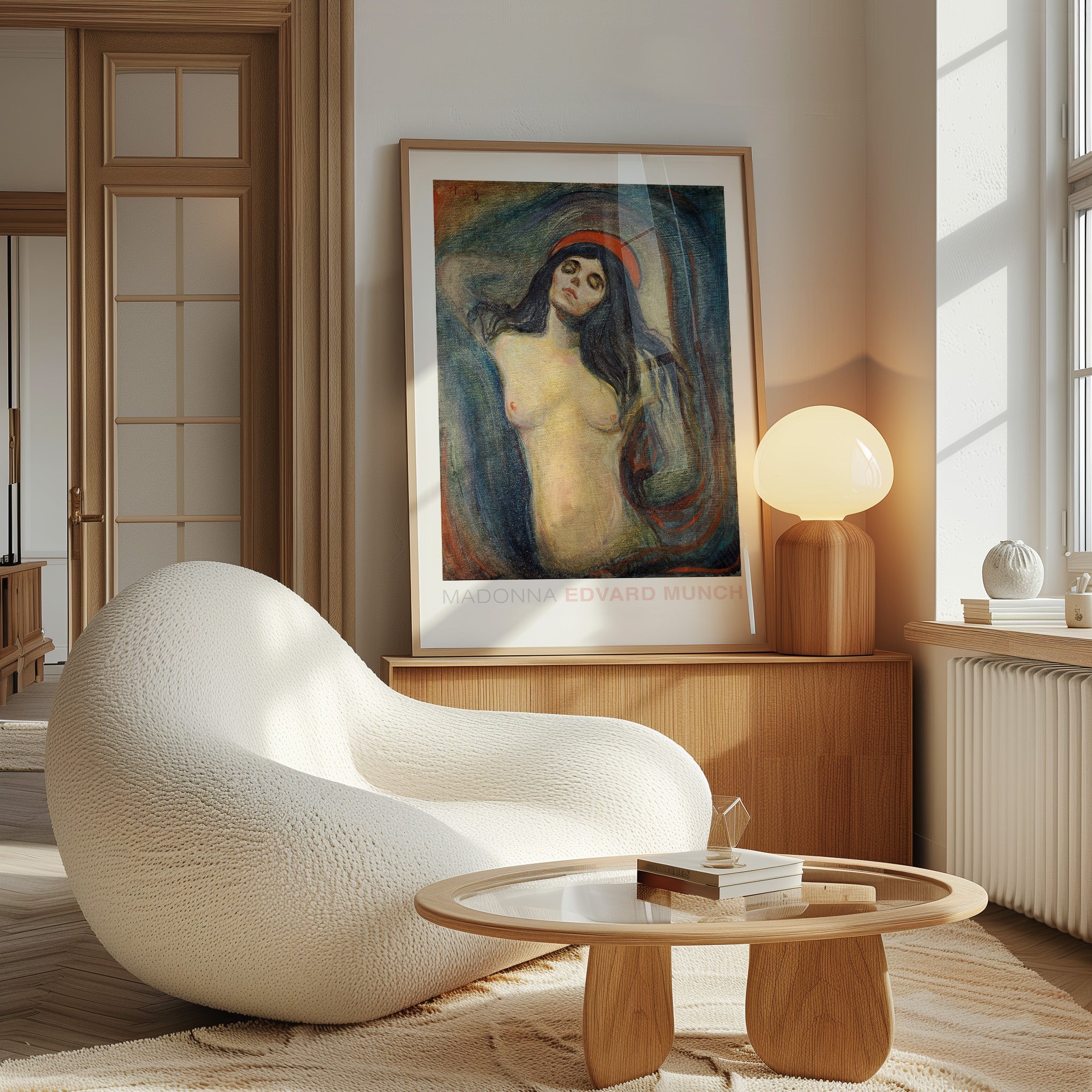 Edvard Munch - Madonna Framed Poster - Living Room - Wallbees Shop