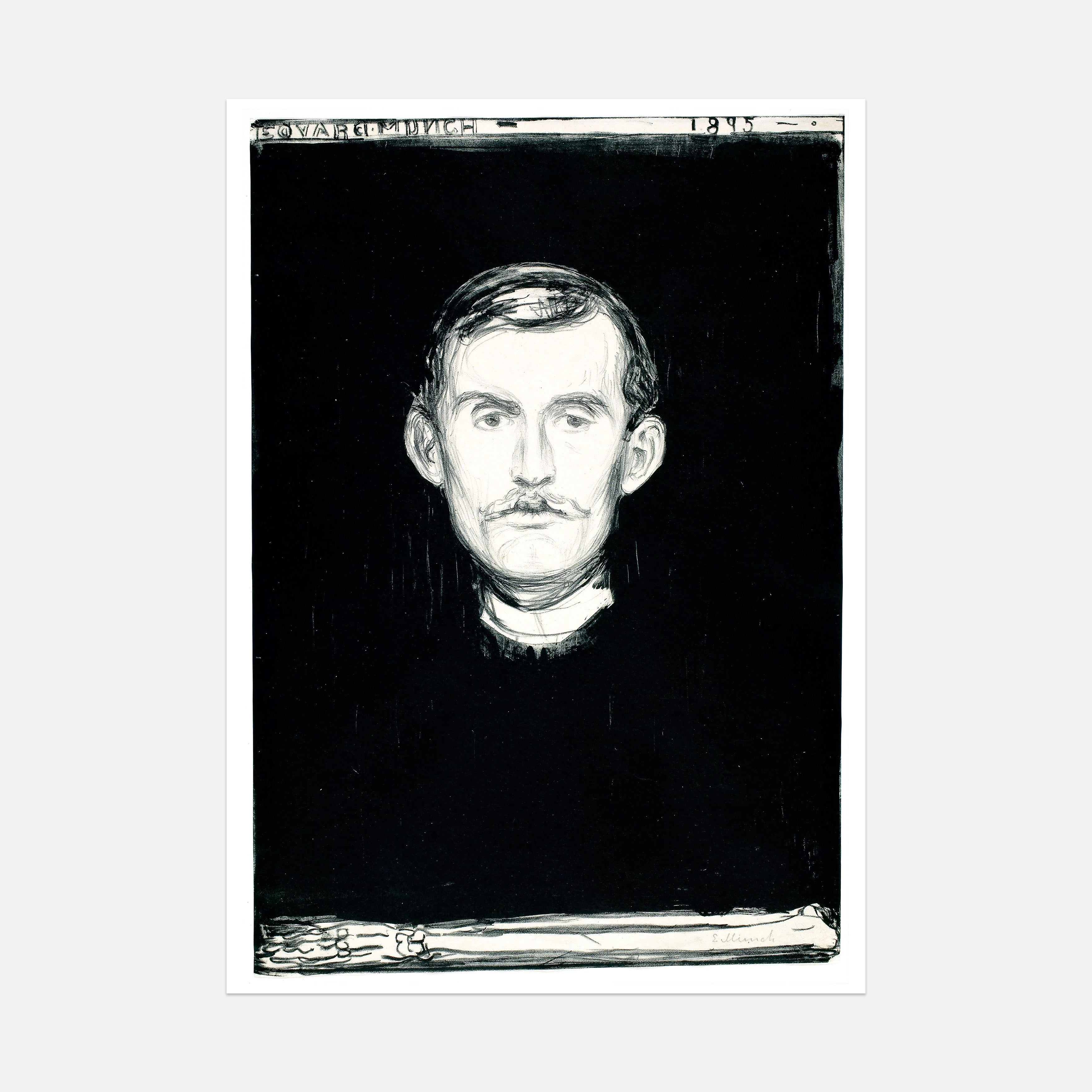 Edvard Munch - Self-Portrait Print - Front - Wallbees Shop