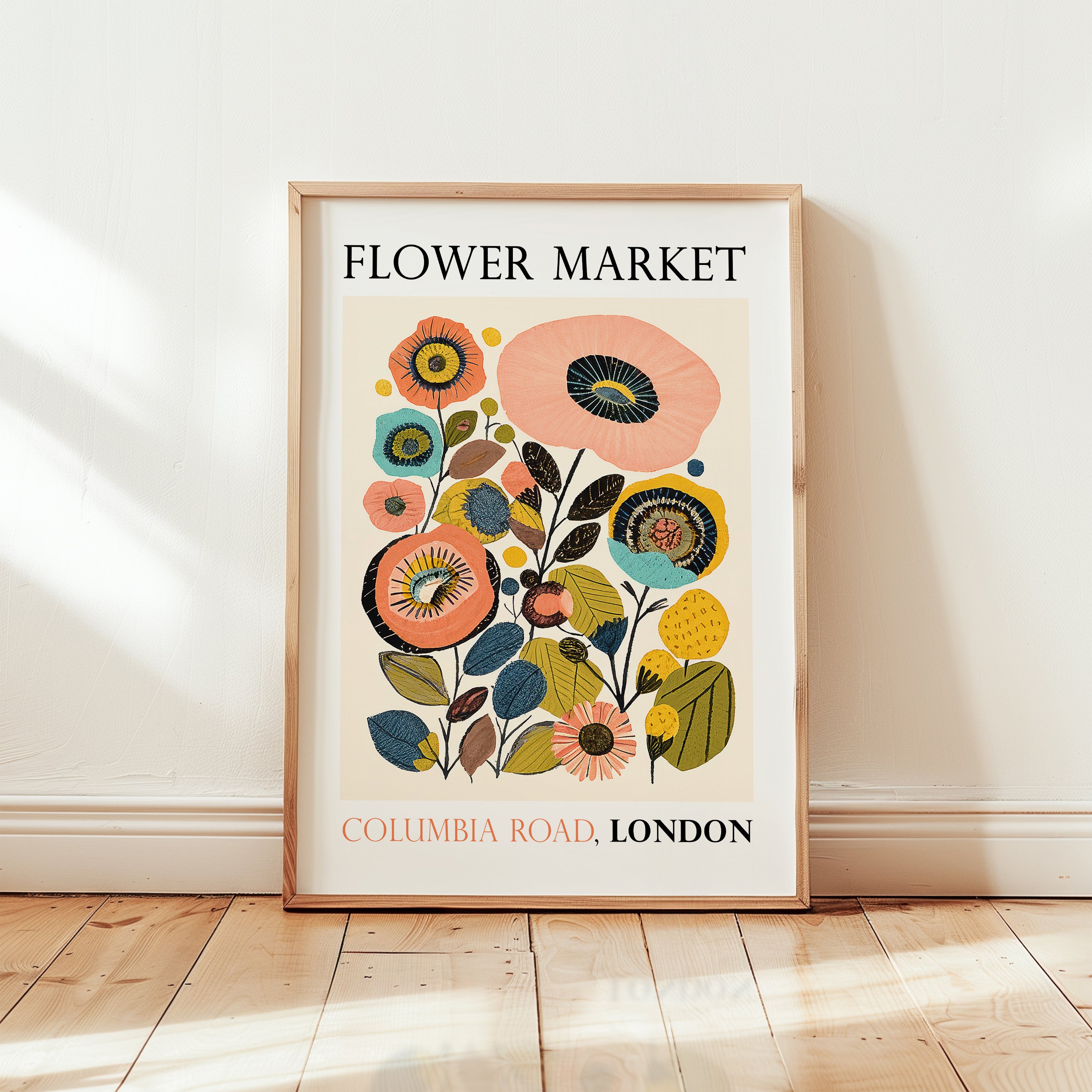 Flower Market Poster - London
