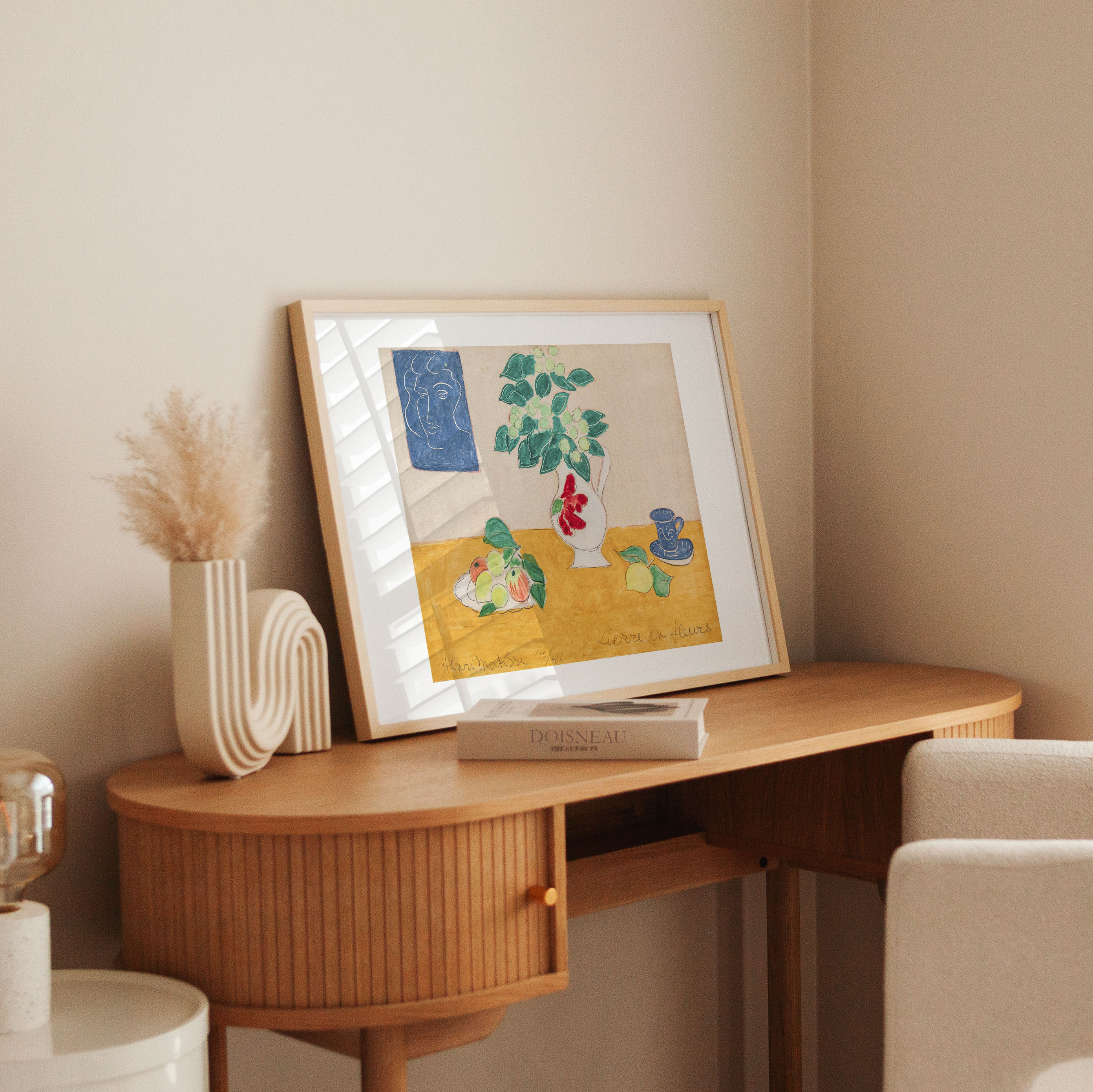 Henri Matisse - Ivy in Flower (Lierre en Fleurs) Print - Framed - Bedroom