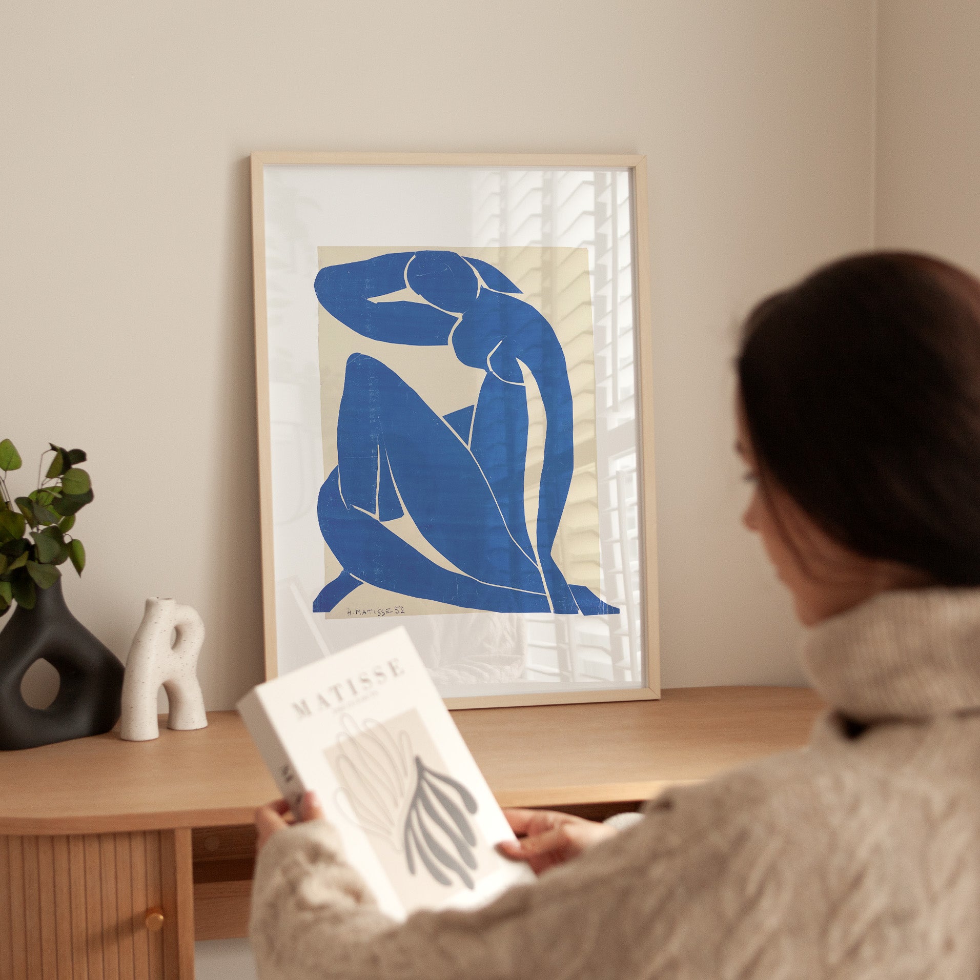 Henri Matisse - Blue Nude II - Framed - Bedroom