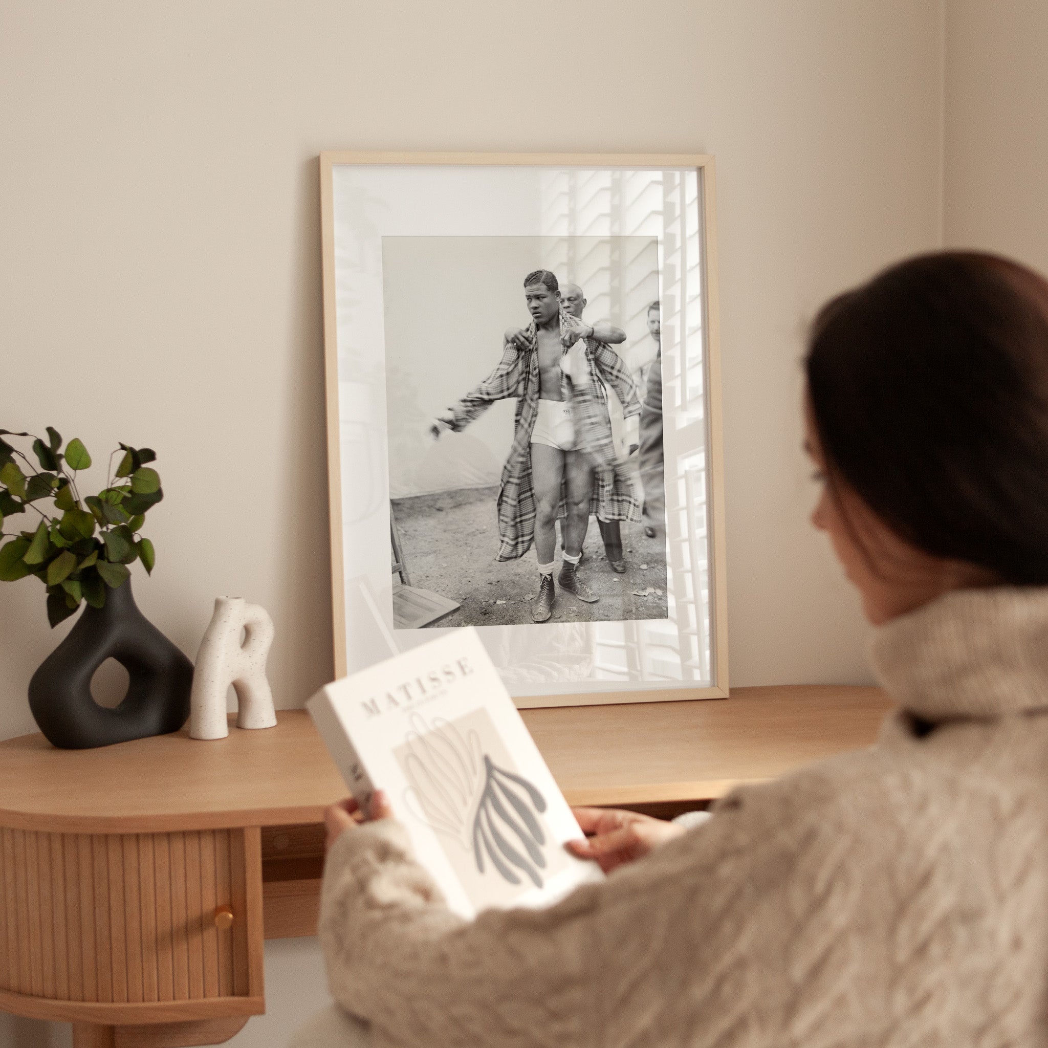 Joe Louis - Photographic Print - Framed - Bedroom