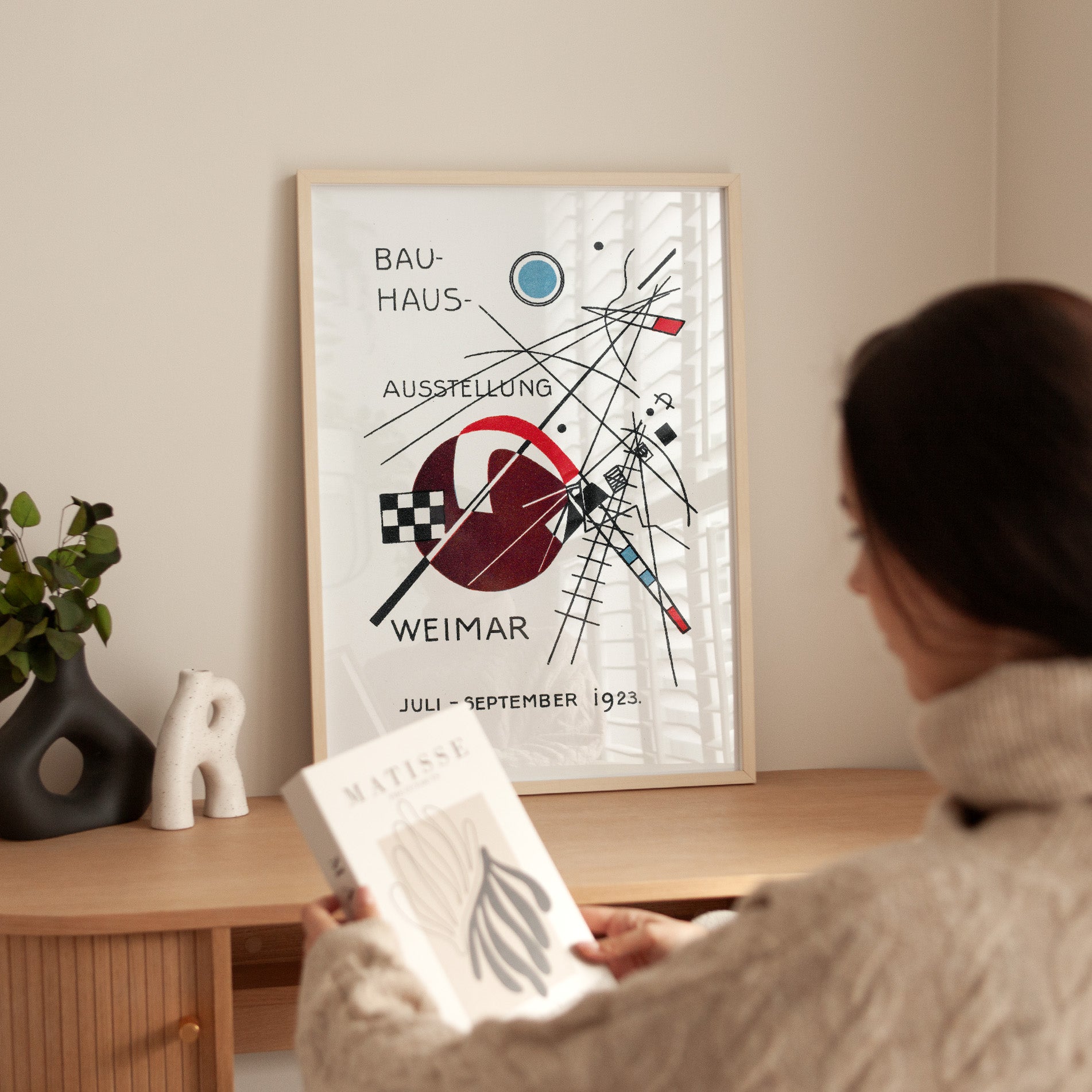 Wassily Kandinsky - Bauhaus - Framed Poster - Room - Person
