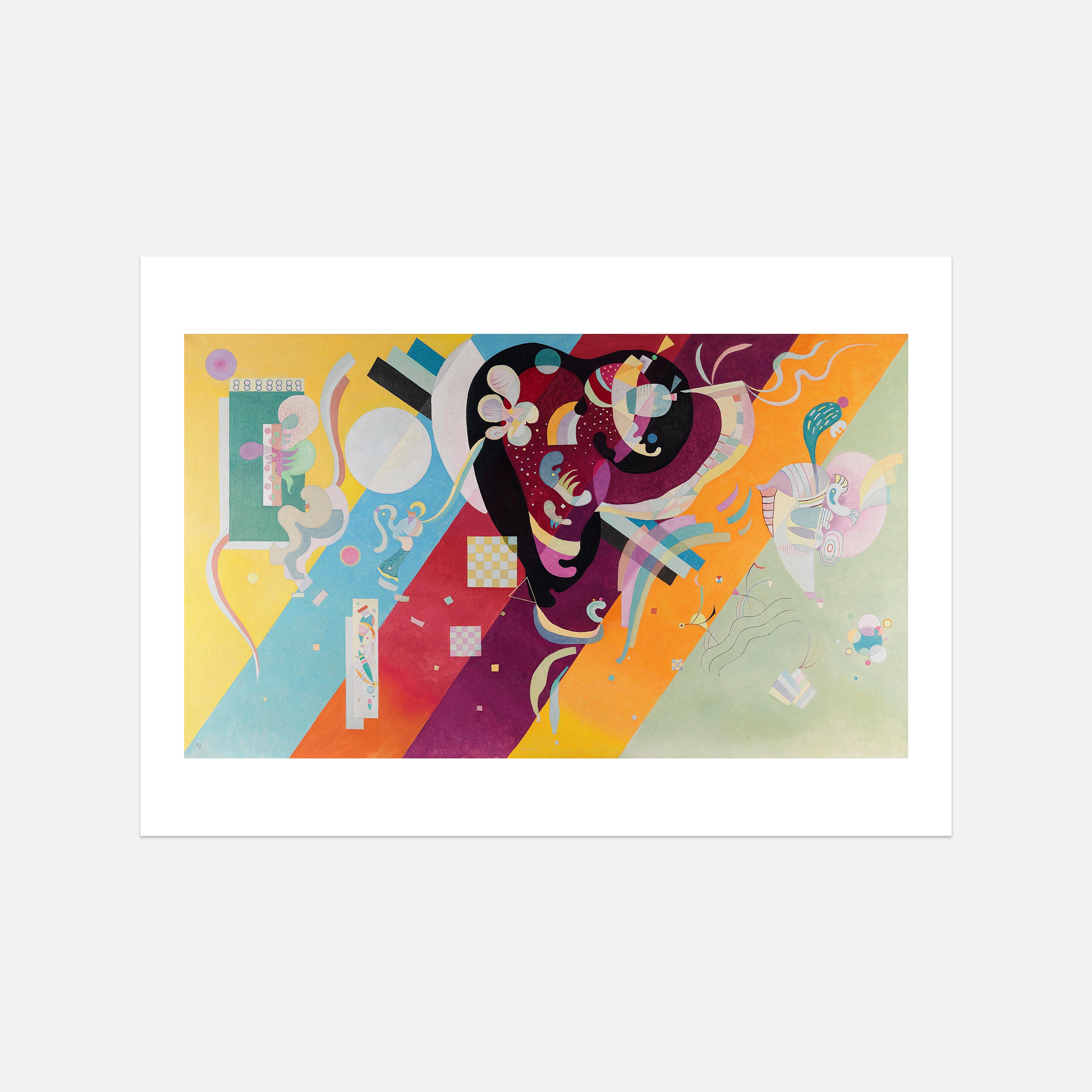 Wassily Kandinsky - La Ligne Blanche - Unframed Poster