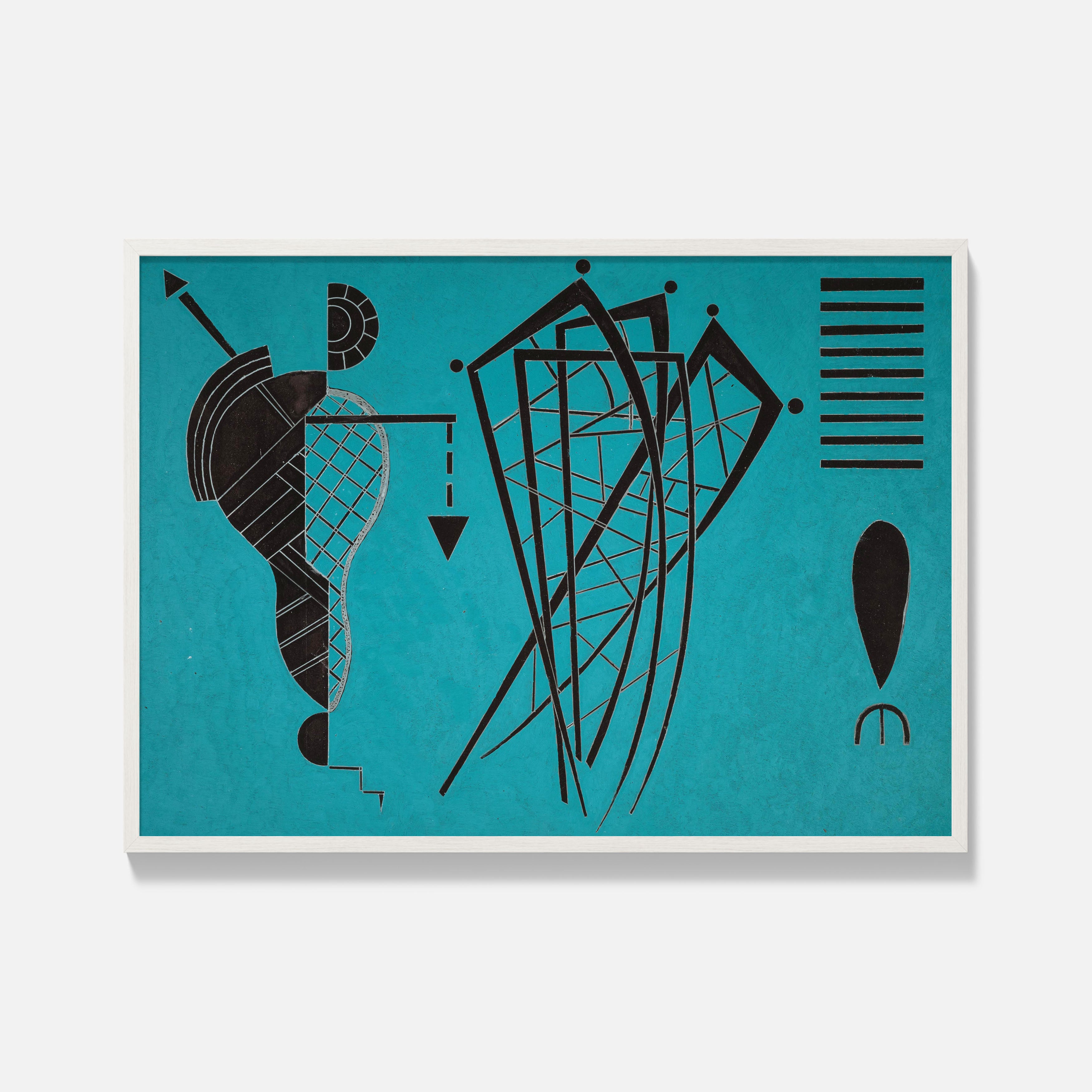 Wassily Kandinsky - Peinture Inachevée - Framed Poster