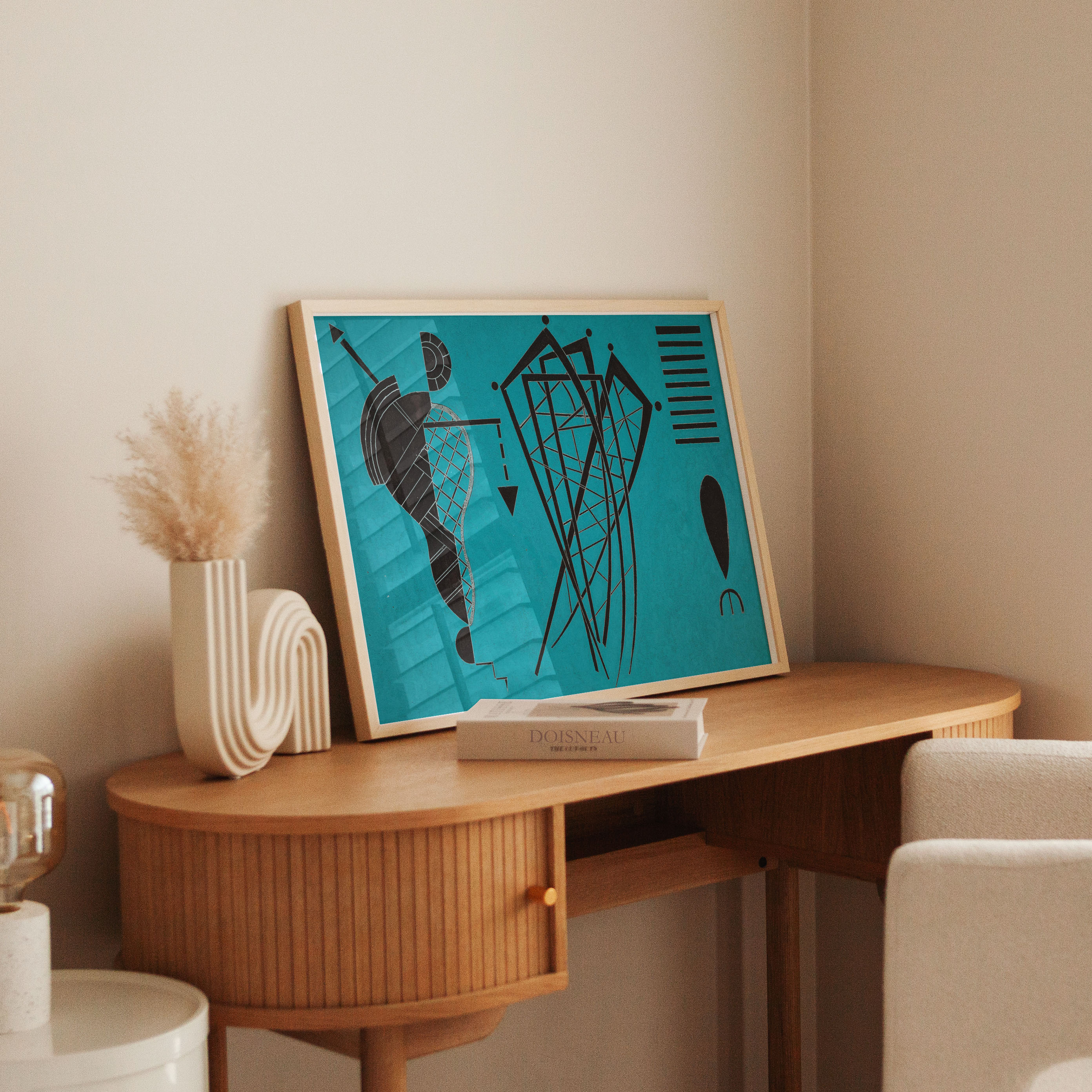 Wassily Kandinsky - Peinture Inachevée - Framed Poster - Bedroom