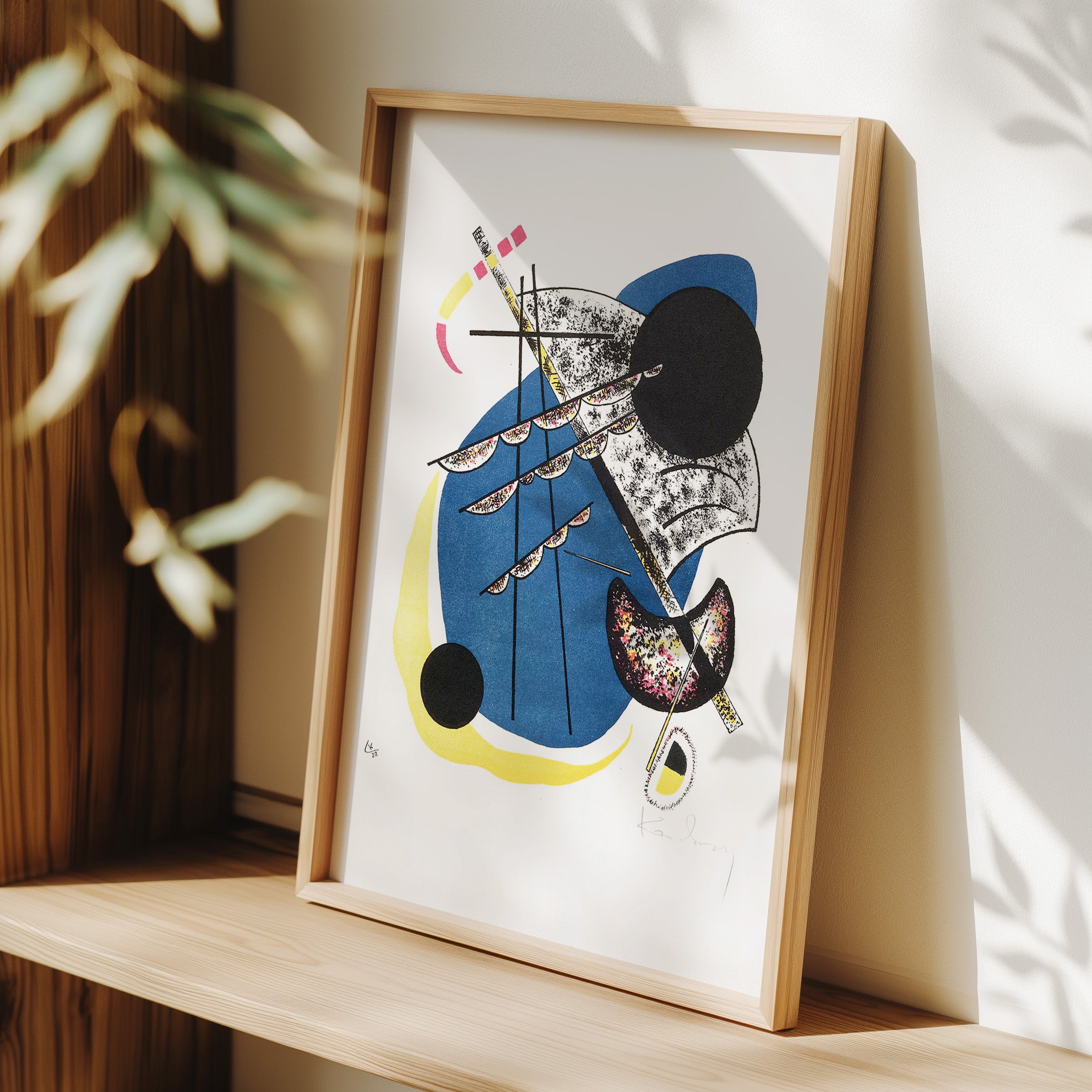 Wassily Kandinsky - Small Worlds (Kleine Welten) - Planche II - Framed Poster - Room