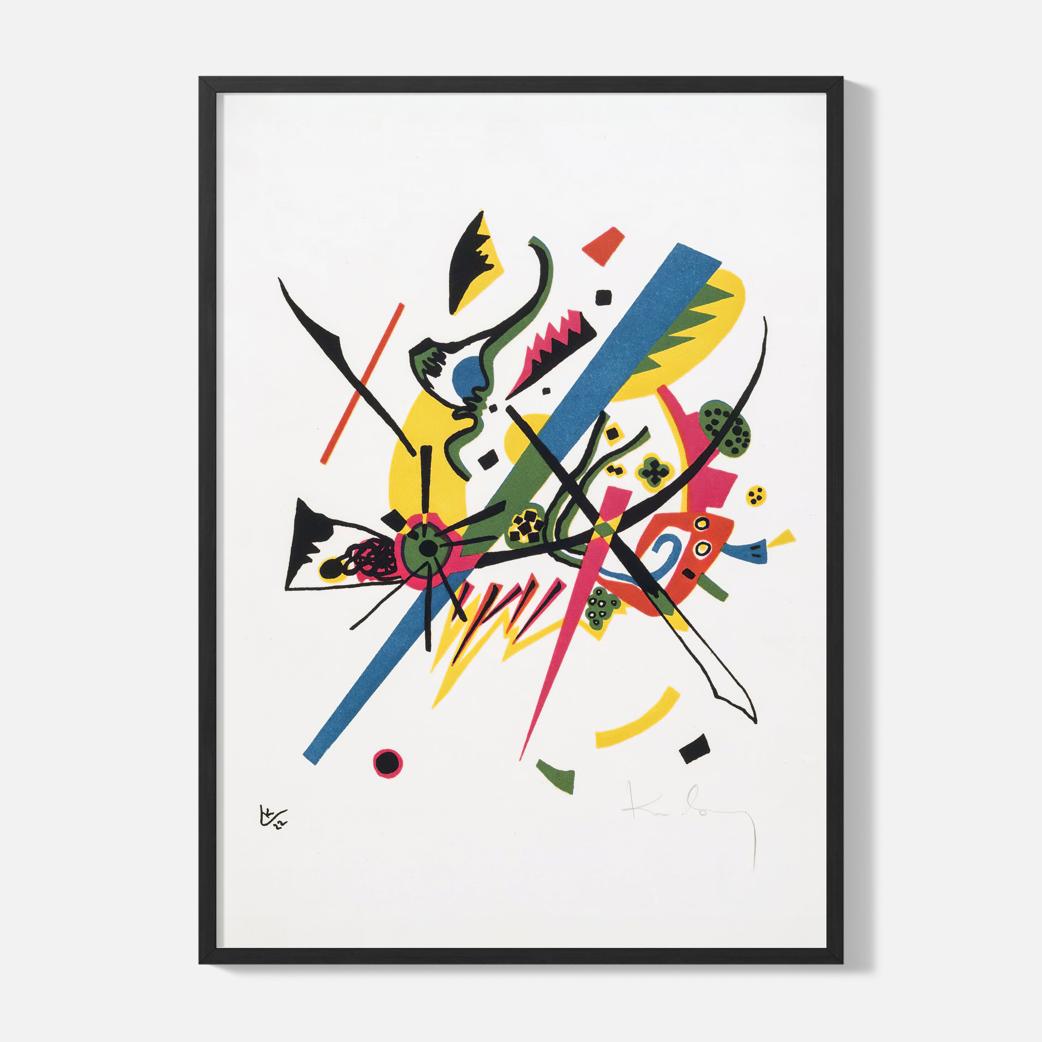 Wassily Kandinsky - Small Worlds (Kleine Welten) - Planche I - Framed Poster