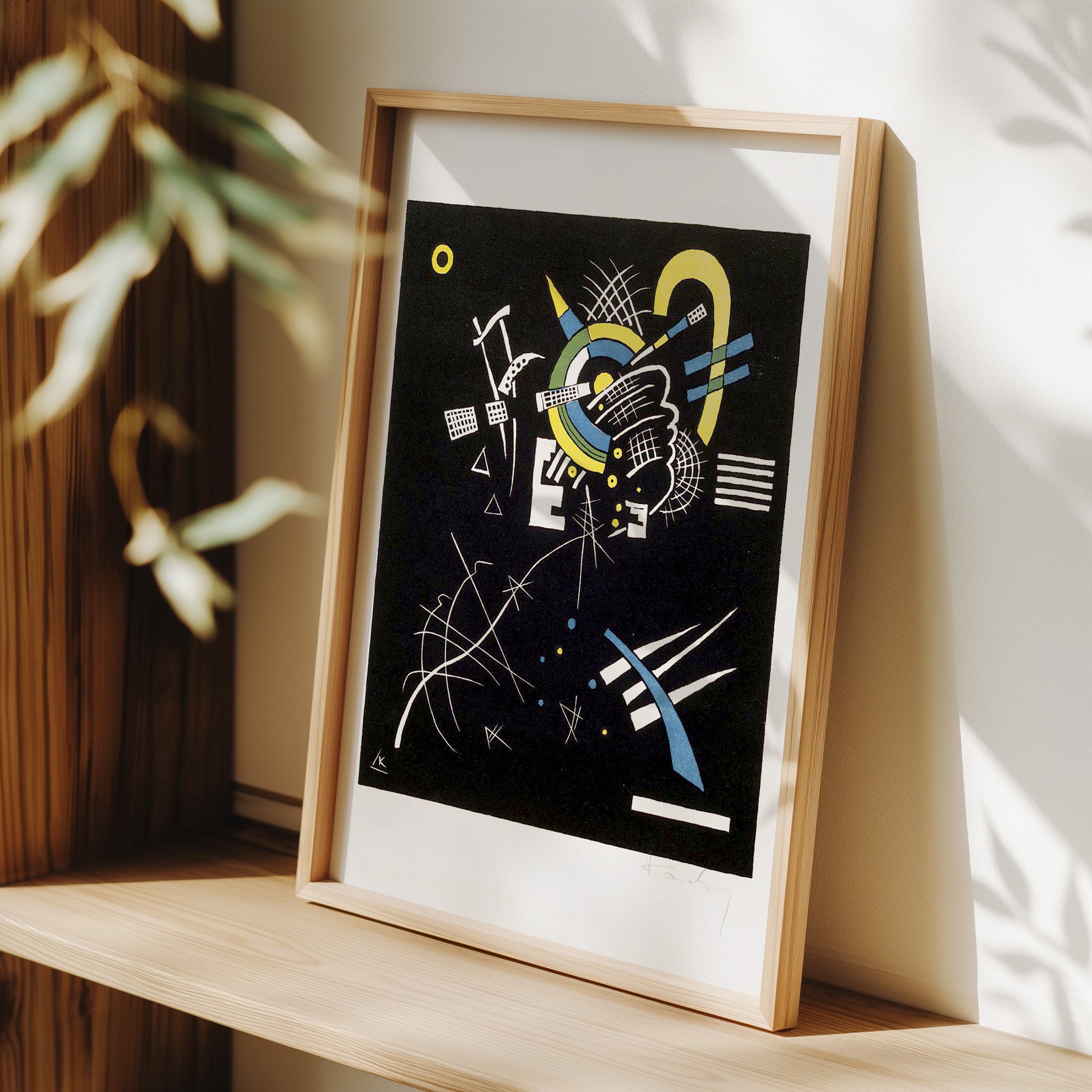 Wassily Kandinsky - Small Worlds (Kleine Welten) - Planche VII - Framed Poster - Room