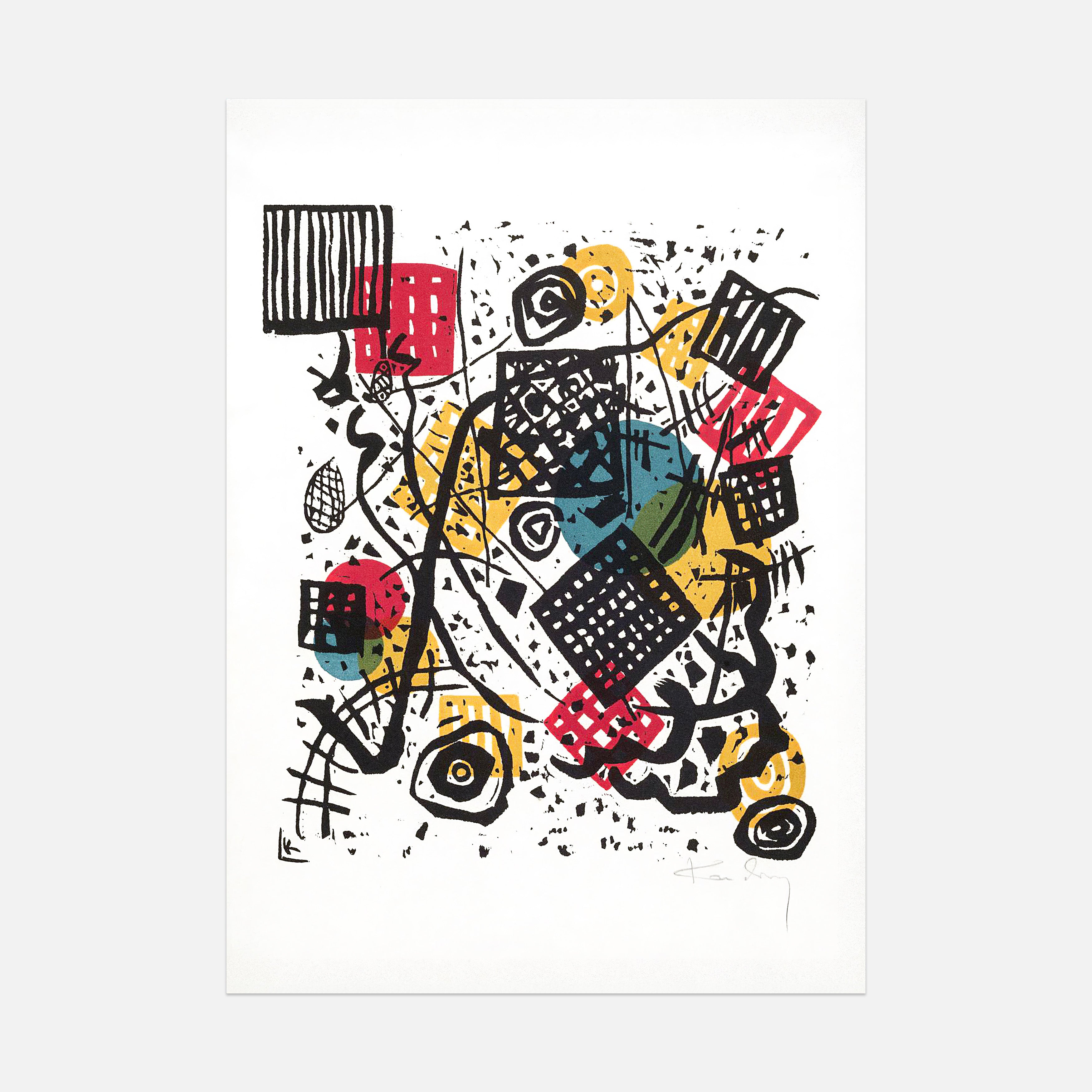 Wassily Kandinsky - Small Worlds (Kleine Welten) - Planche V - Unframed Poster