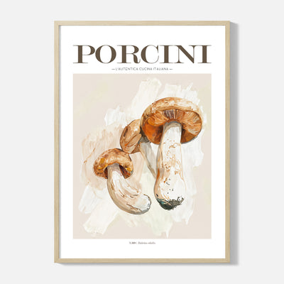 Mushroom Poster - Framed