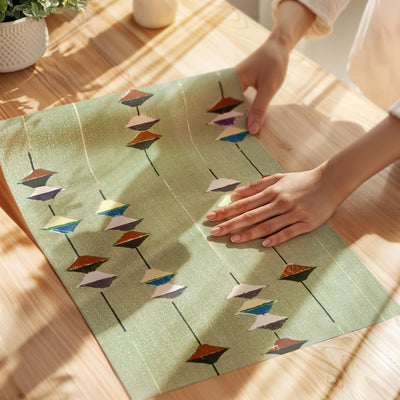 Furuya Kōrin (古谷紅麟) - Shima-Shima - Abacus Poster - Paper