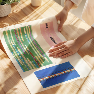 Furuya Kōrin (古谷紅麟) - Shima-Shima - Candles Poster - Paper