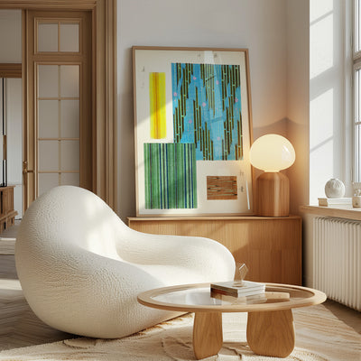 Furuya Kōrin (古谷紅麟) - Shima-Shima - River Poster - Room