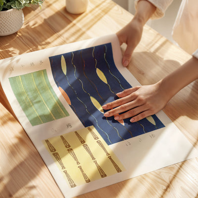 Furuya Kōrin (古谷紅麟) - Shima-Shima - Waves Poster - Paper