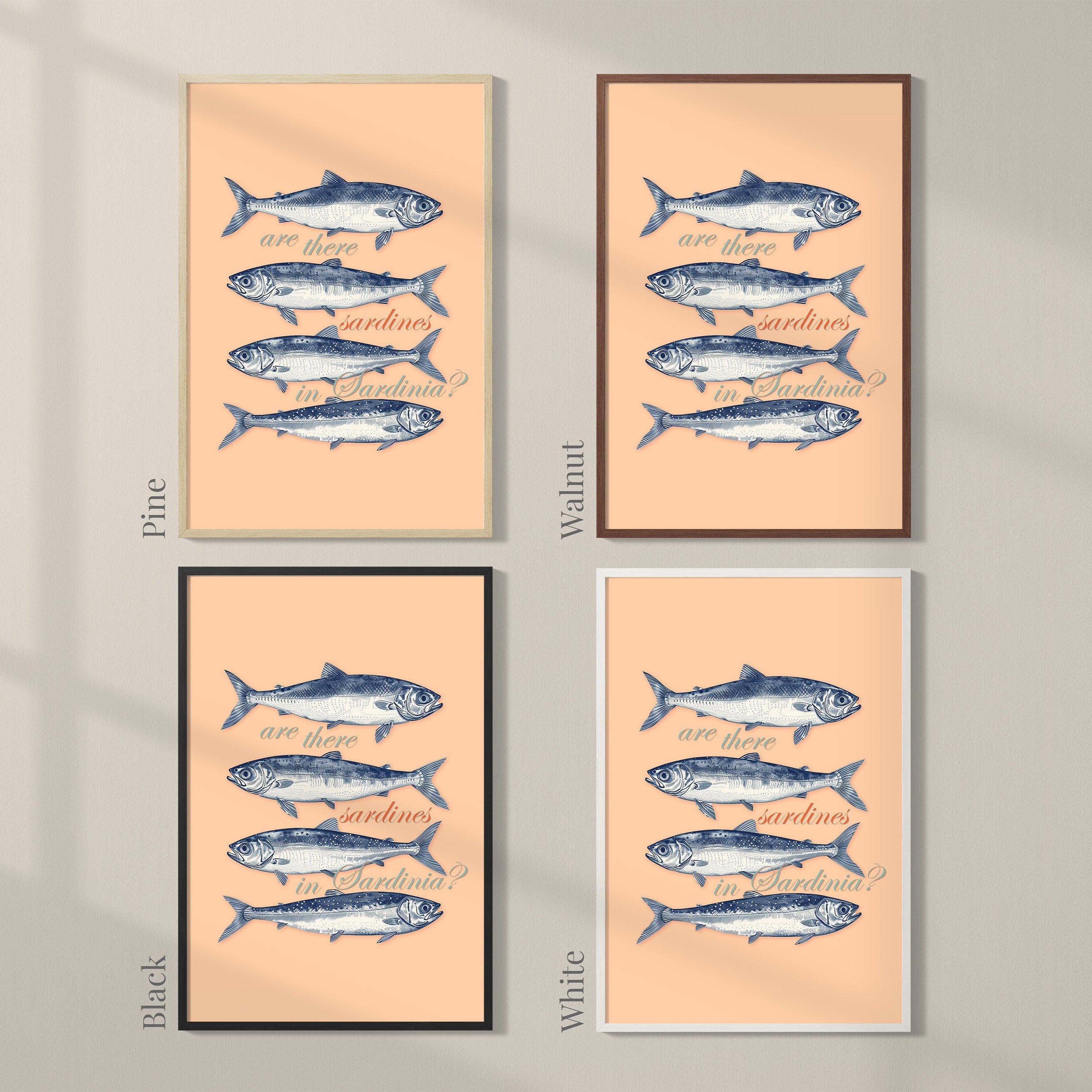 Sardines in Sardinia - Wallbees Shop