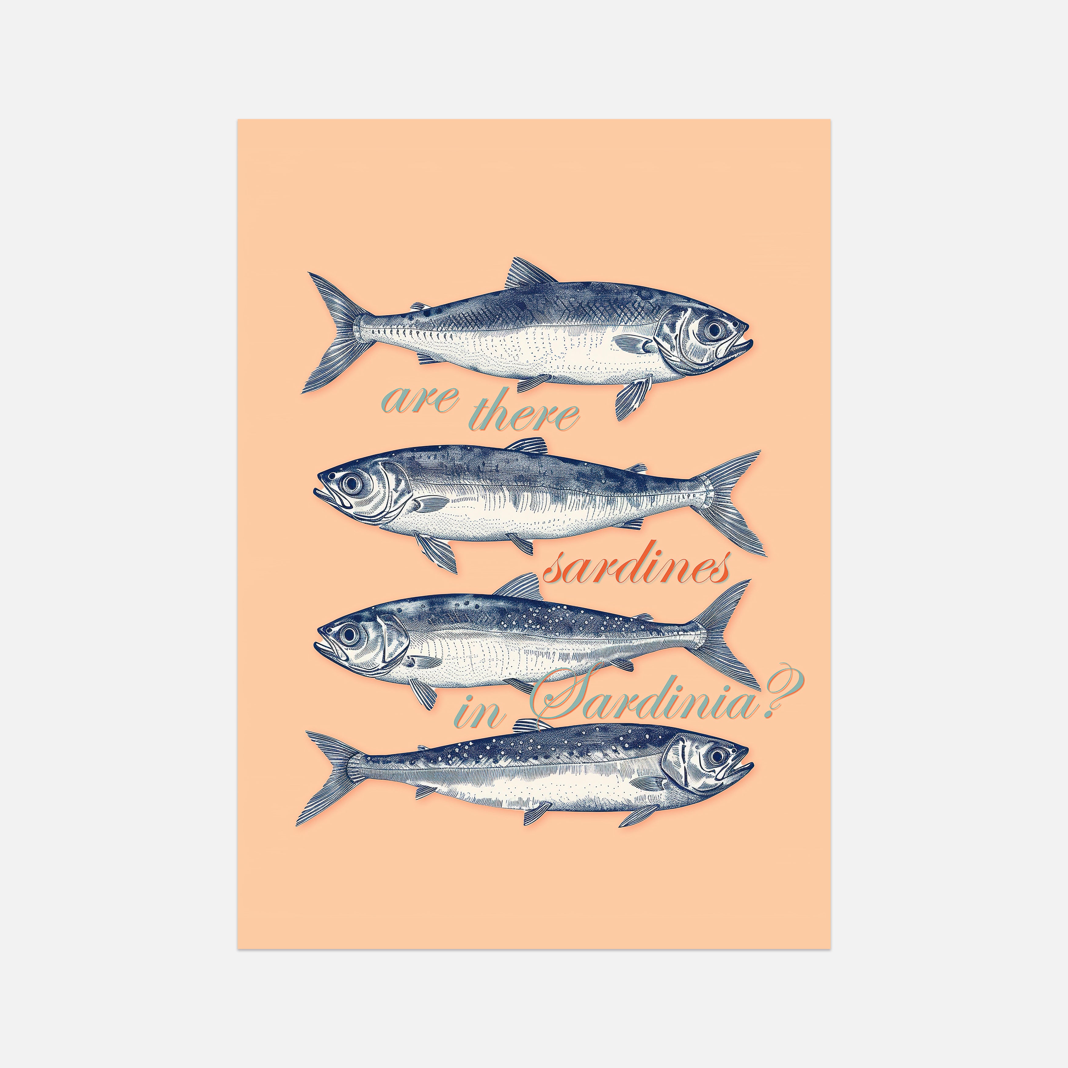 Sardines in Sardinia Print