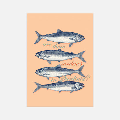 Sardines in Sardinia Print