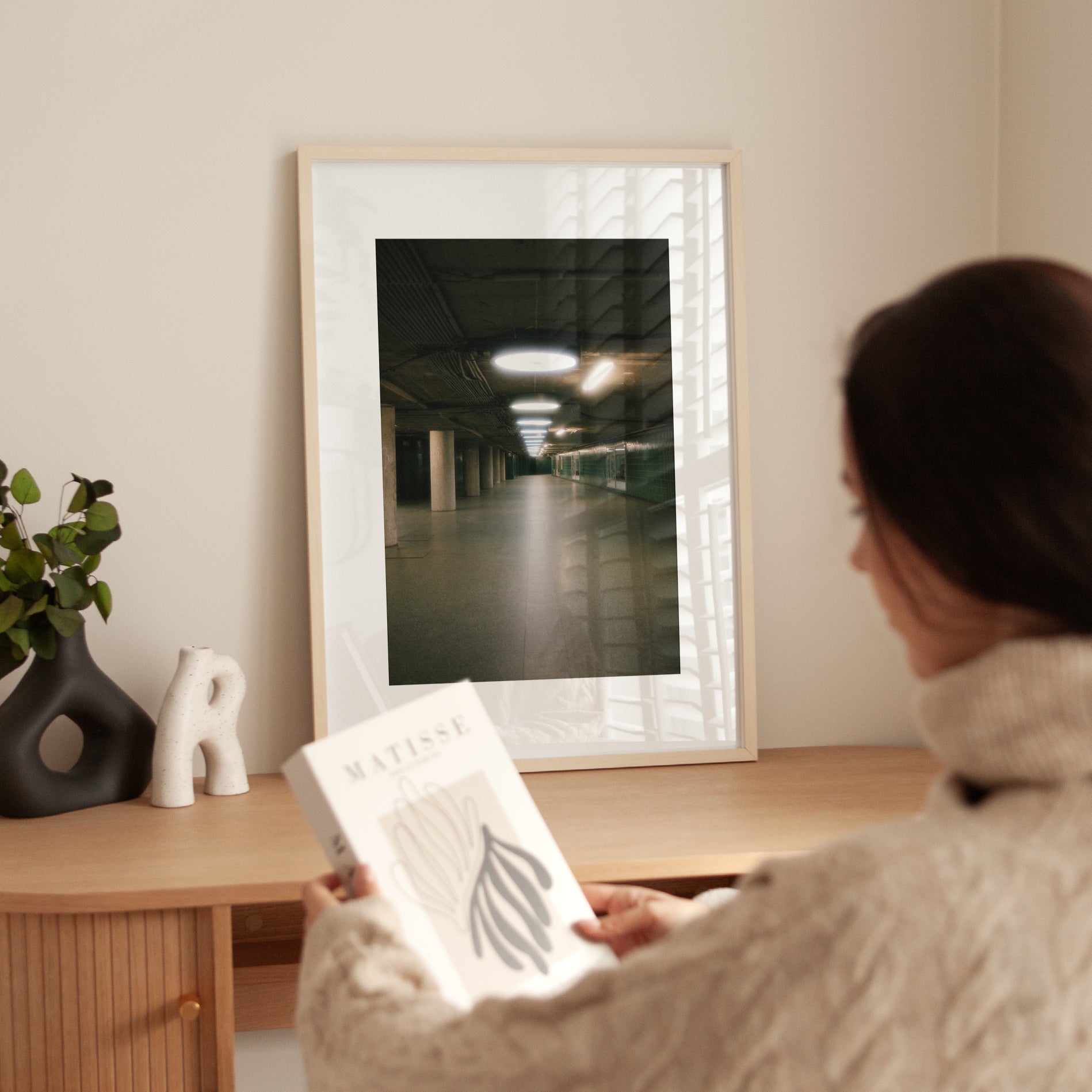 jo - @dmjoao - U-Bahn Portrait - Photography Print - Framed - Person
