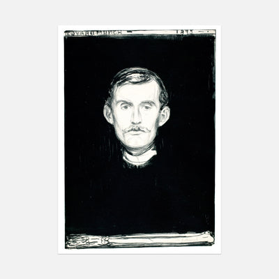 Edvard Munch - Self-Portrait Print - Front - Wallbees Shop