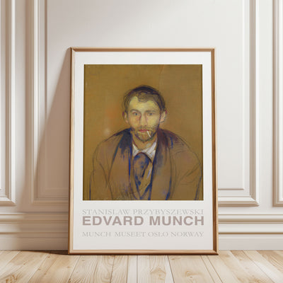 Edvard Munch - Stanislaw Przybyszewski Framed Poster - Front - Wallbees Shop