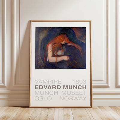 Edvard Munch - Vampire Framed Poster - Front - Wallbees Shop