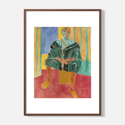 Henri Matisse - Seated Riffian (Le Rifain Assis) Print - Framed