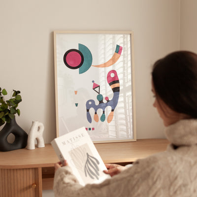 Wassily Kandinsky - Composition - Framed Poster - Room - Person