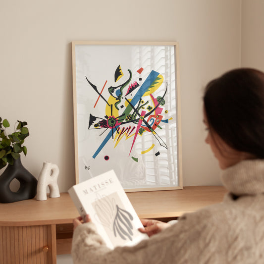 Wassily Kandinsky - Small Worlds (Kleine Welten) - Planche I - Framed Poster - Bedroom