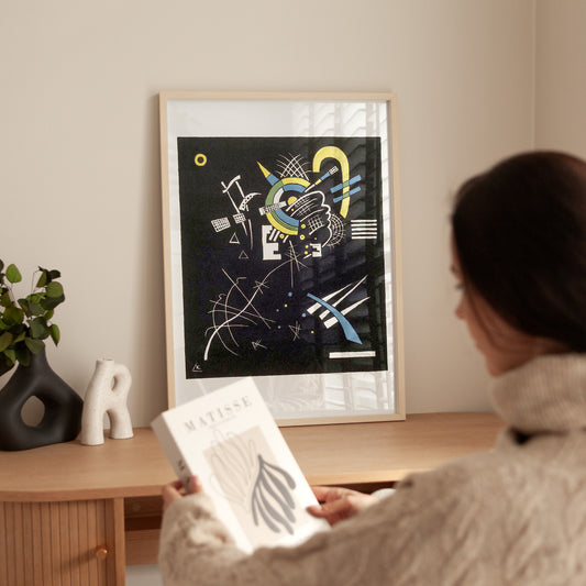 Wassily Kandinsky - Small Worlds (Kleine Welten) - Planche VII - Framed Poster - Bedroom