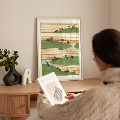 Shin Bijutsukai - Forest - Framed Poster - Living Room
