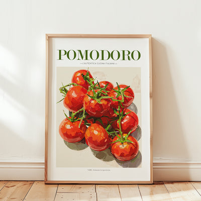 Tomato Poster - Italian Kitchen - Framed Room