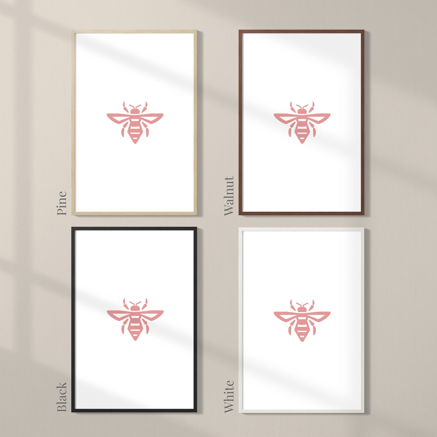 Wallbees Shop Frames - Color Options